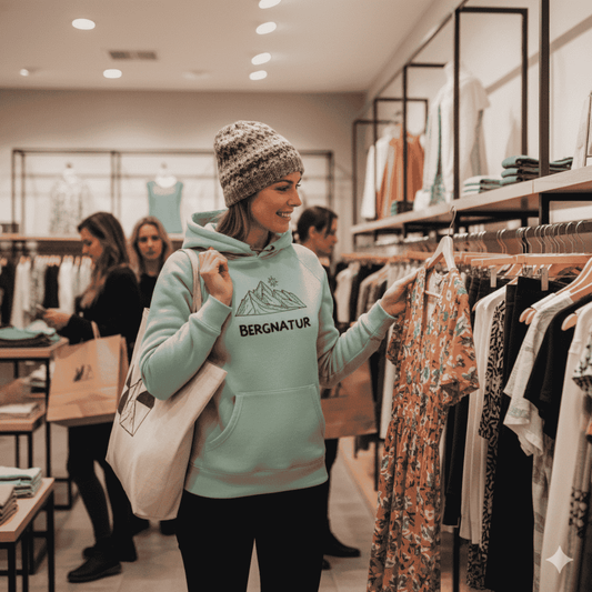 Premium Bio-Kapuzenpullover Damen