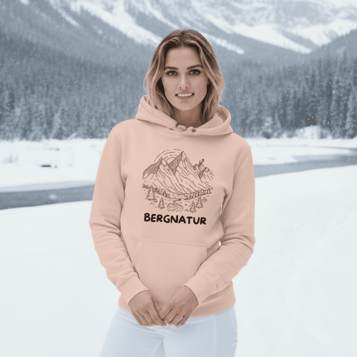 Bergnatur Bio-Hoodie für damen