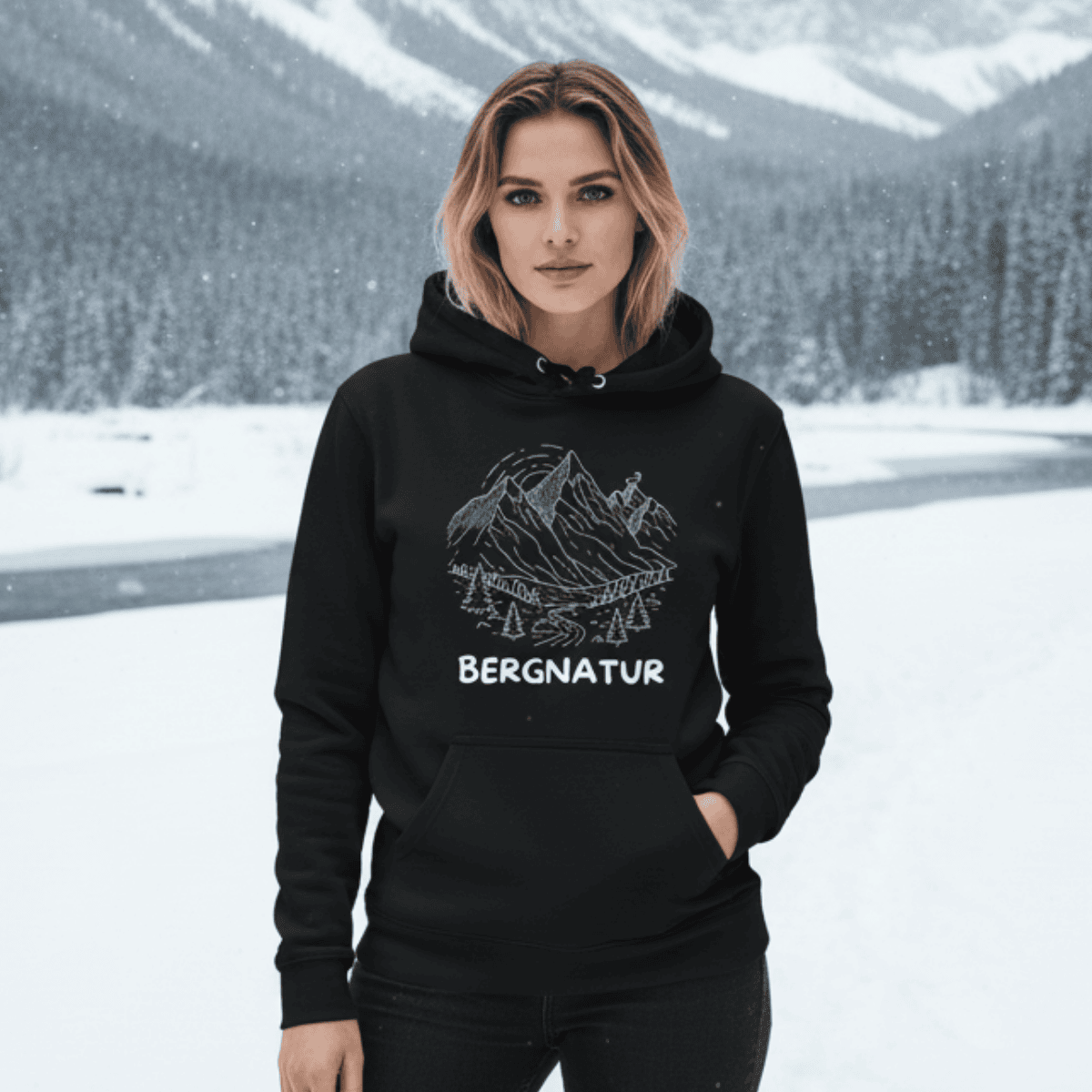 Bergnatur Bio-Hoodie für damen