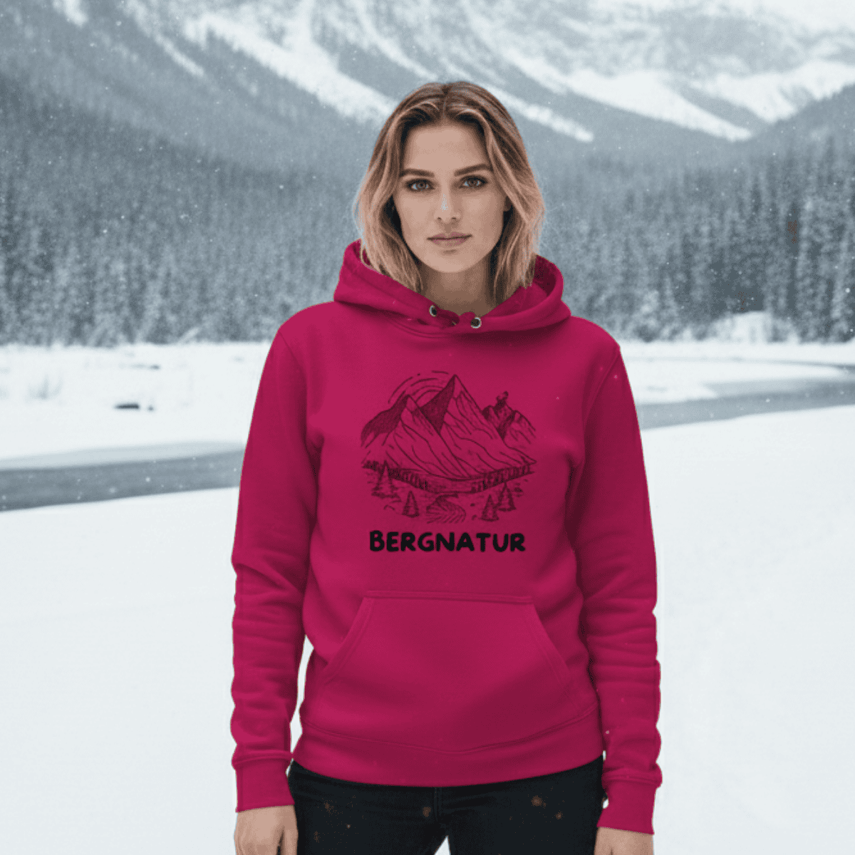 Bergnatur Bio-Hoodie für damen