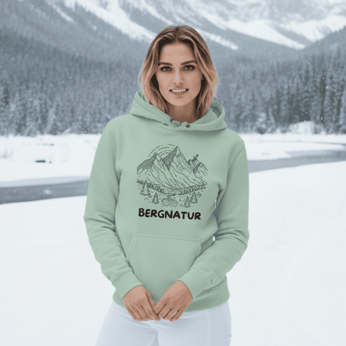 Bergnatur Bio-Hoodie für damen