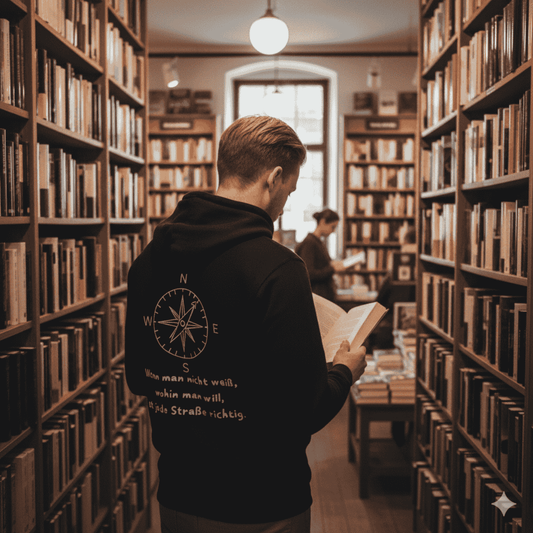 Kompass Organic-Kapuzenpullover Herren