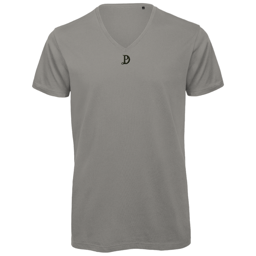 Weiches Bio Baumwolle V-Neck Herren Premium T-Shirt