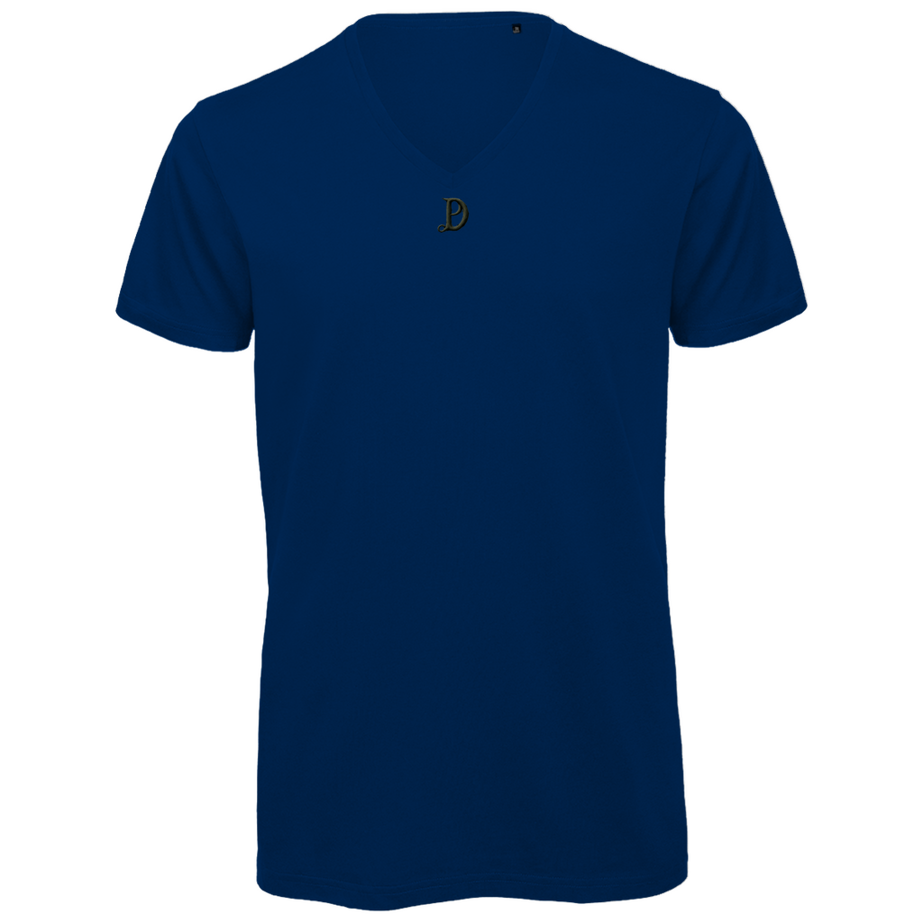 Weiches Bio Baumwolle V-Neck Herren Premium T-Shirt