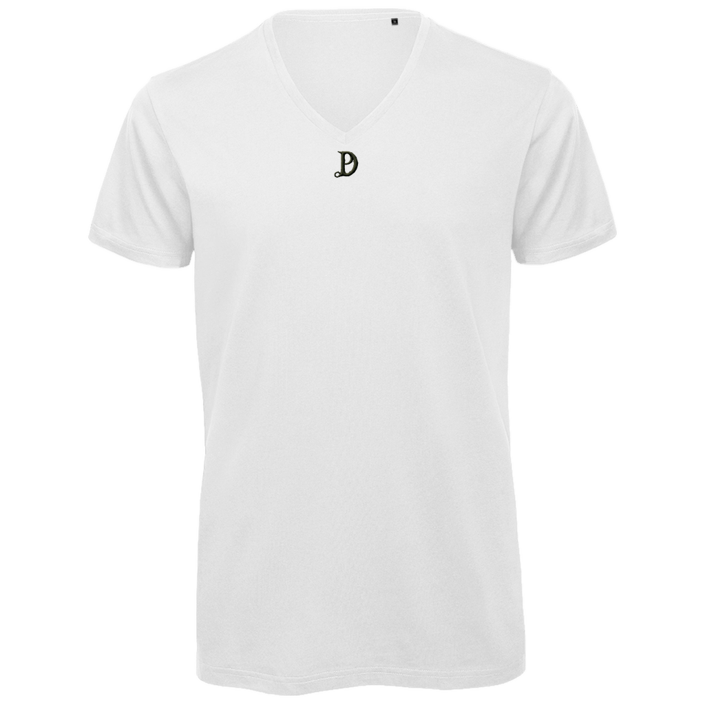 Weiches Bio Baumwolle V-Neck Herren Premium T-Shirt