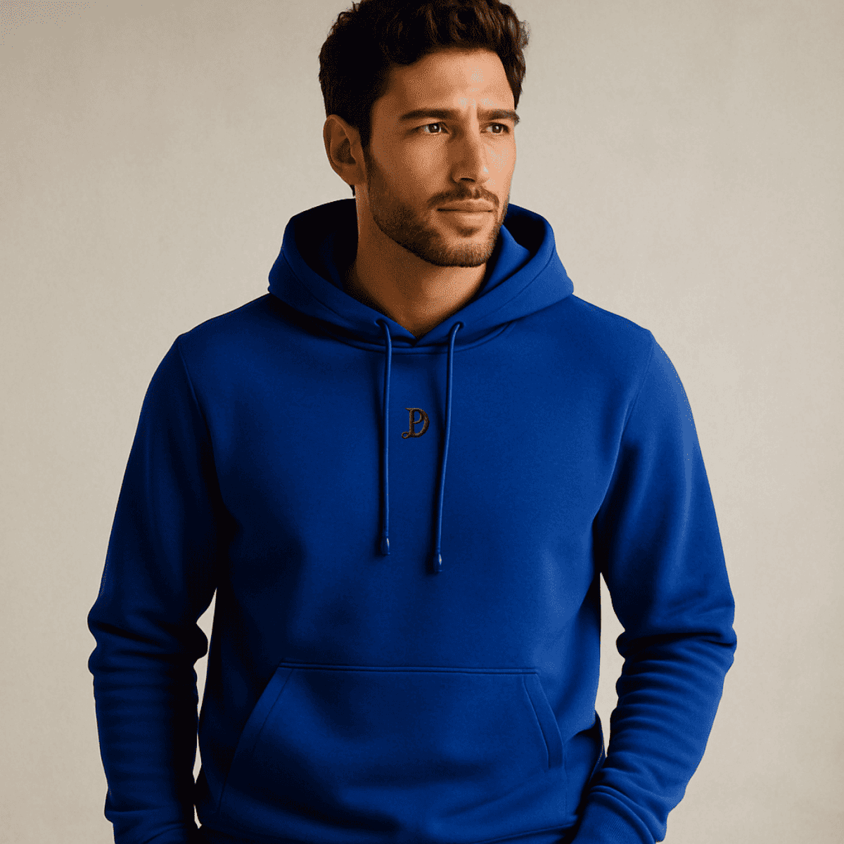 Bio Baumwoll Herren Hoodie mit Kapuze Premium