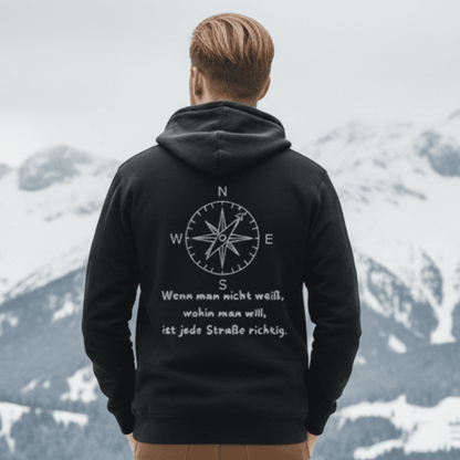 Kompass Organic-Kapuzenpullover Herren