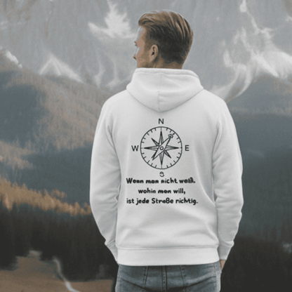 Kompass Organic-Kapuzenpullover Herren