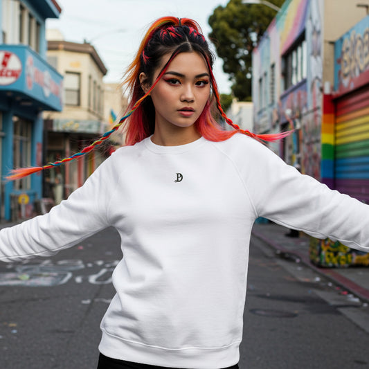 Premium Bio Damen Rundhals Sweatshirt